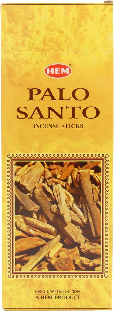 HEM Wierook - Palo Santo - Slof / Voordeelbox (6 Pakjes / 120 stokjes) Geel