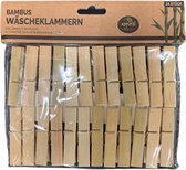 Natural Procuct - Bamboe Wasknijpers - 24 stuks - Bio
