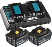 Makita 199484-8 Power Source Kit - 1x DC18RD + 2x BL1860B