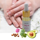 Nagelriemolie - Tilly Cuticle Oil - Puur & natuurlijke olie - Verzacht de nagelriemen - Herstelt de nagels - 10 ml - Met avocado, geranium, arganolie