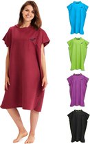 Mikrofiber sörf değişen panço havlu yüzme yaz Robe ile Hood cep hızlı kuru plaj