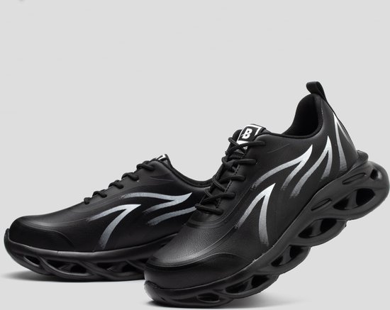 BWOLF Defender S3 werkschoenen voor heren, veiligheidsschoenen van waterafstotend nubuckleer, Kevlar-kap en tussenzool, antislip, zwart, 40 EU BWOLF Defender S3 werkschoenen voor heren, veiligheidsschoenen van waterafstotend nubuckleer, Kevlar-kap en tussenzool, antislip, zwart, 40 EU