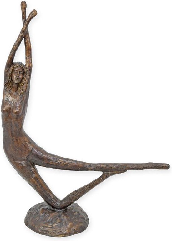 Brons beeld - danseres - sculptuur - modern beeld - 100 cm hoog