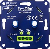 Variateur Duo LED encastrable 2x 0-100W | ECO- DIM