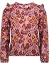 Meisjes blouse roze - Philou - Pleasant AOP