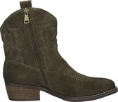 SUB55 Western boots Enkellaarsjes Hak - groen - Maat 37