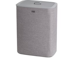 Joseph Joseph Tota Wasmand - 2 Compartimenten – Was Sorteren – 90 Liter - Grijs