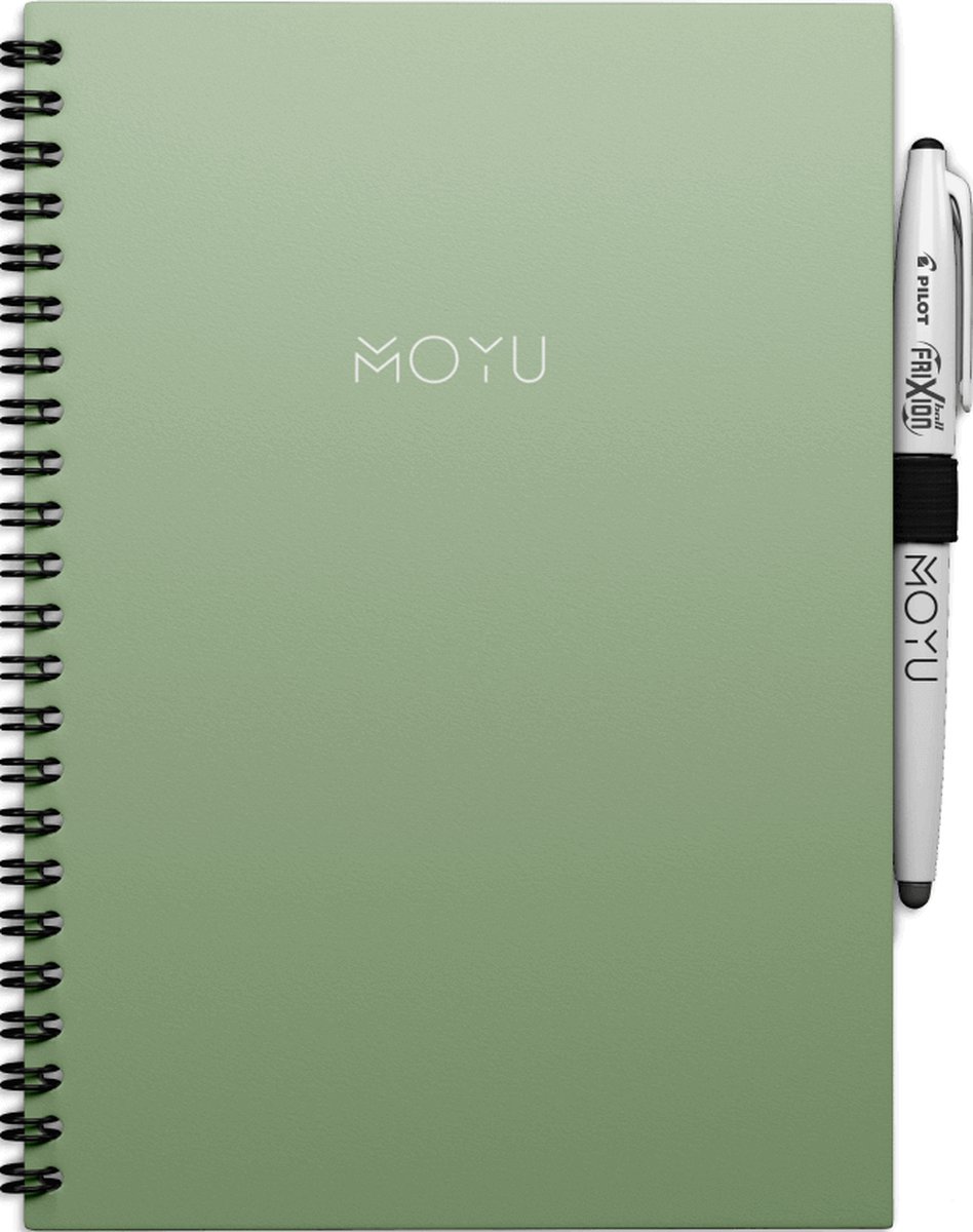 MOYU - Easy Emerald Notebook - Uitwisbaar Notitieboek A5 Hardcover
