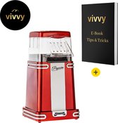 Popcornmachine 2 In 1 - Popcornmaker Vetvrij - Popcorn Bakjes Voor Elke Verjaardag - Het Perfecte Cadeau - Popcorn Binnen 4 Minuten - Glutenvrij - 26.5*14 Cm