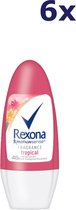 6x Rexona Deo Roll-on – Tropical 50 ml