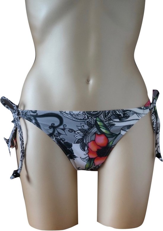 Freya - Ritual - bikini slip - wit met speelse print - Maat XS / 34