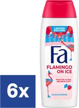 Fa Winter Flamingo on ice Douchegel - 6 x 250 ml