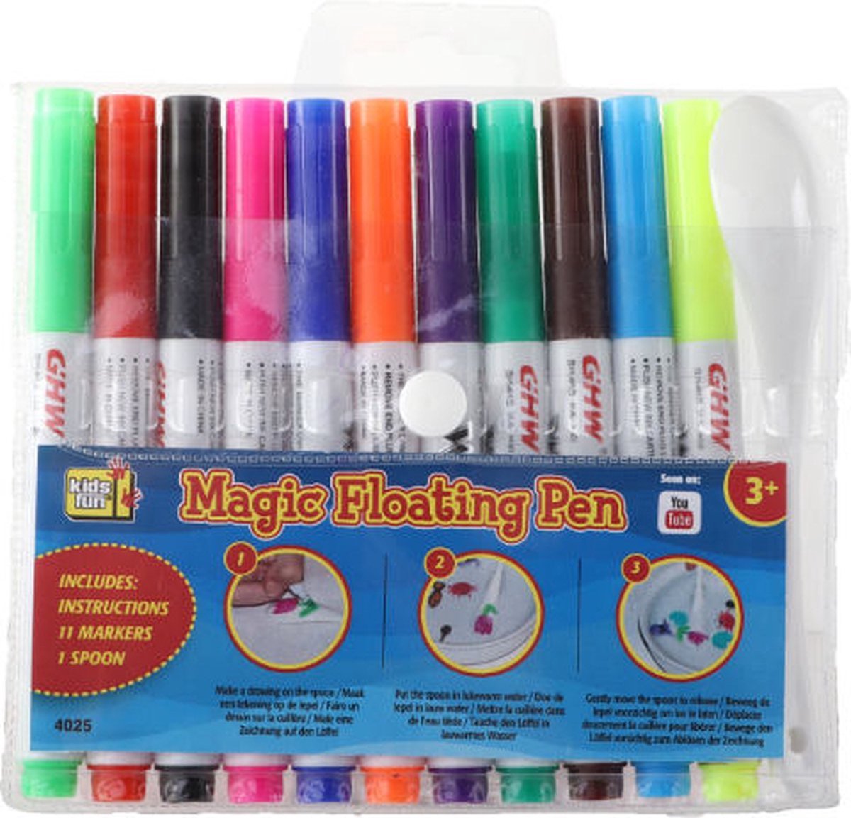 Magic Floating Pen - Magische Water Pen - Magische Water Stift - Waterpen - Water Pen - Drijvende Inkt - Kleurrijke Waterpen - Creatieve Waterpen - Markers Voor Kinderen - Stiften Voor Kinderen - Kleuren