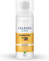 3x Celenes Herbal Dry Touch Zonnefluïde SPF 30 Alle Huidtypes 50 ml