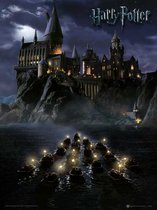 Tirage Art de l' École de Poudlard Harry Potter 30x40cm | Affiche