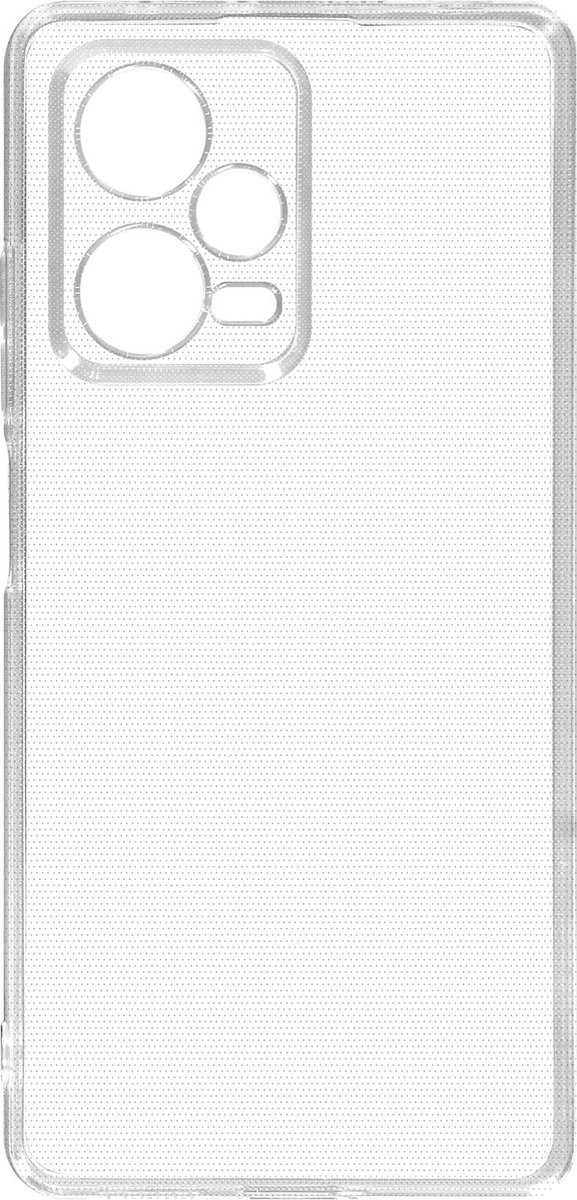 Hoes Geschikt voor Redmi Note 12 Pro Plus 5G Sterk Soepel Siliconen Transparant