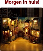 Miniatuur zelfbouw huisje Book Nook TC10 (inclusief verlichting en dust cover)