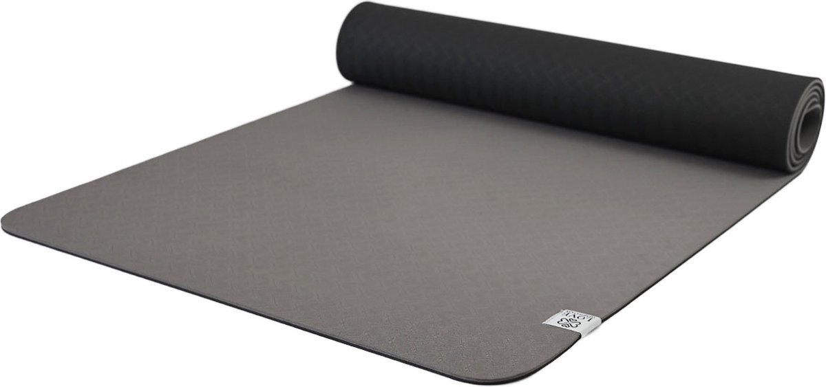 Superior TPE Eco Yoga mat - Glorious Grey - Yogashop