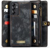 CaseMe 008 2-in-1 Book Case & Back Cover with Wallet - Coque Samsung Galaxy A34 - Zwart