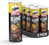 Bol.com Pringles Flame Spicy BBQ Chips - 6x 160 gr - Voordeelverpakking aanbieding