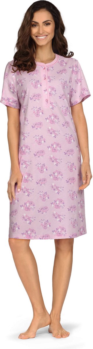 Comtessa bloemen nachthemd lila Paars