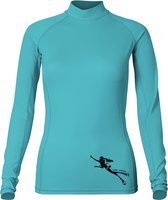 Procean UV-werend Longsleeve shirt | Dames | Lady Diver | zeegroen | maat S