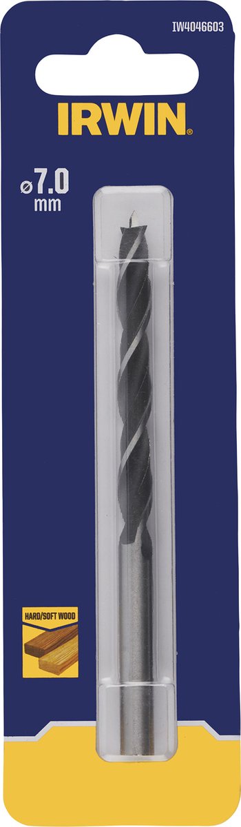 Irwin Houtspiraalboor Brad point 7.0x110mm