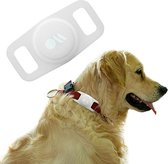 Case-Mate Halterung fur Apple Air-Tags Hundehalsband [Kratzfeste Haustierhalsband Hulle | Air-Tag Hundehalsband leuchtend |Schutzende Air-Tag Hulle Hund] - Transparent/Im Dunkeln Leuchtend