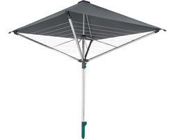 Leifheit droogmolen Linoprotect 400 met waterdicht dak - incl. bodemhuls - 40 m drooglengte - 4 wasmachineladingen