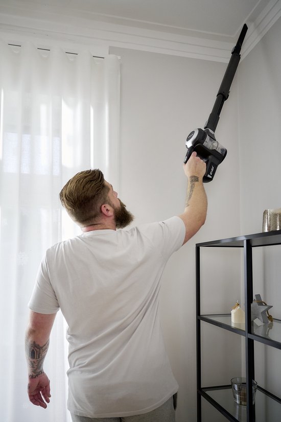 Severin HV 7155 - Aspirateur à main et balai sans fil 2 en 1 avec position de stationnement - 21,6 V