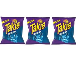 Takis Blue Heat 3 Pack - International Chips - Mexicaanse Chips - Hete Chips