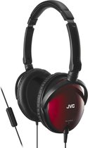 JVC HA-SR625-R-E Around-ear licht gewicht hoofdtelefoon met afstandsbediening en microfoon