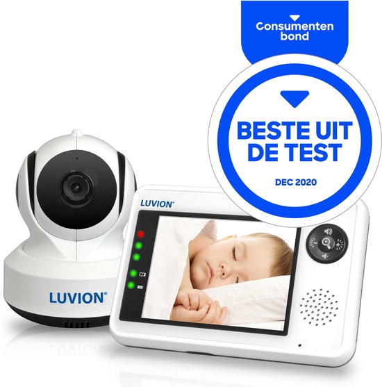 Luvion Essential Babyphone - Babyfoon met Camera - Uitbreidbaar tot 4 Baby Camera's - Premium Baby Monitor