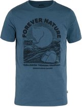 Fjällräven Equipment T-shirt Met Korte Mouwen Blauw L Man