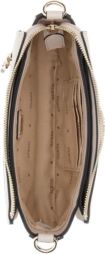 GUESS Sac à épaule bandoulière Sac de soirée Brynlee Mini Crossbody Bag Stone Écru