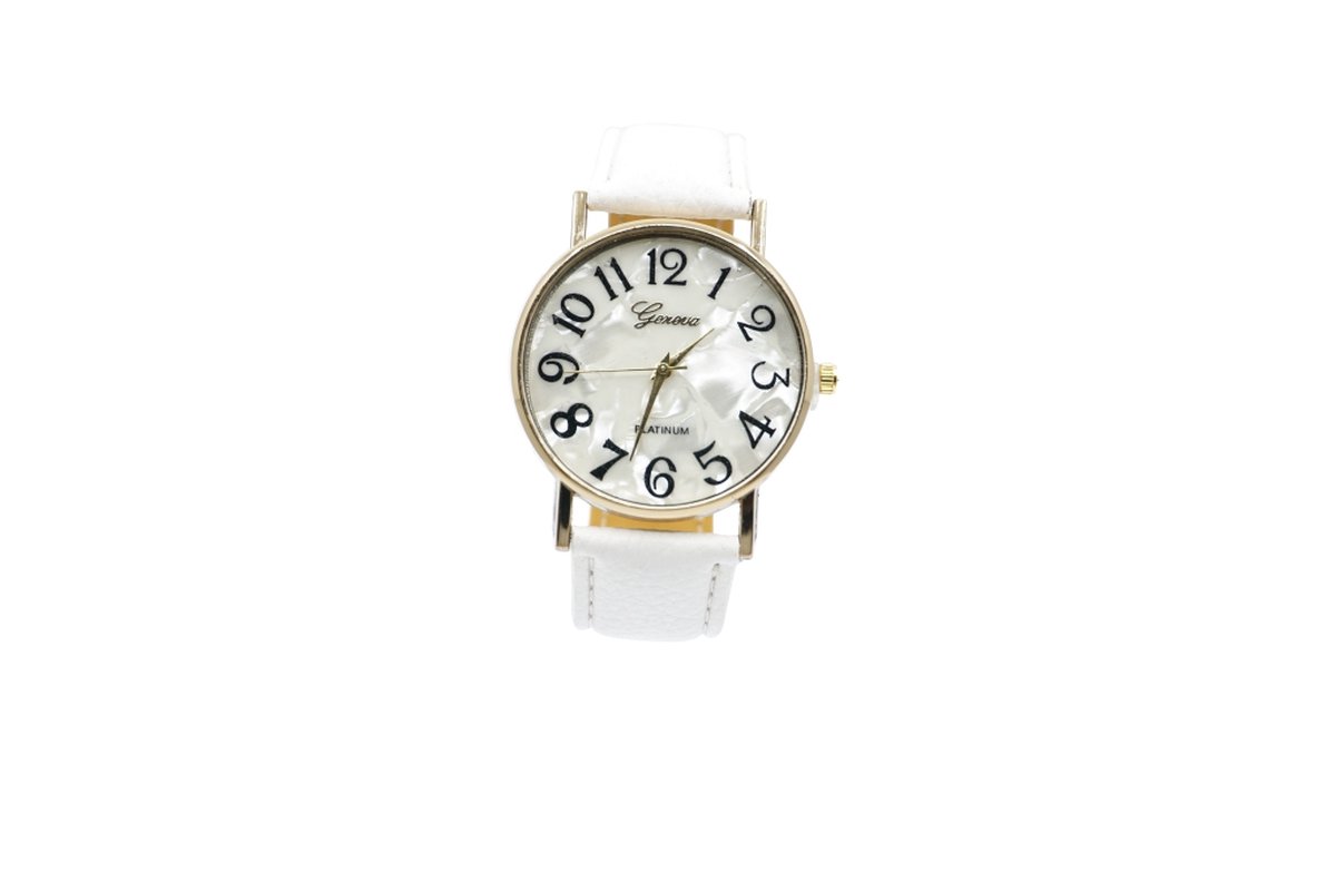 Hidzo Horloge GT ø 40 mm - Oranje - Inclusief horlogedoosje