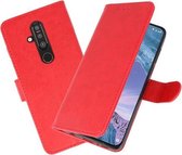 Hoesje Geschikt voor Nokia X71 - Book Case Telefoonhoesje - Kaarthouder Portemonnee Hoesje - Wallet Cases - Rood