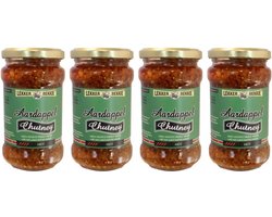 Lekker-Bekkie Potato Chutney 290ml -Lekker Bekkie Aardappel Chutney - Bestel nu 4 stuks Lekker Bekkie Aardappel Chutney - Heet en ervaar de ultieme Surinaamse smaakbeleving!