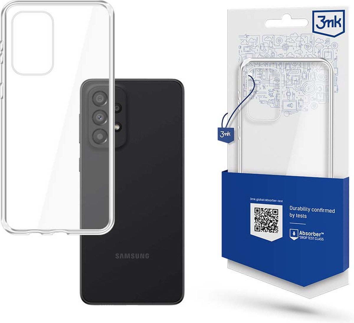 3mk - Samsung Galaxy A33 5G - Telefoonhoesje - Clear Case - Transparant