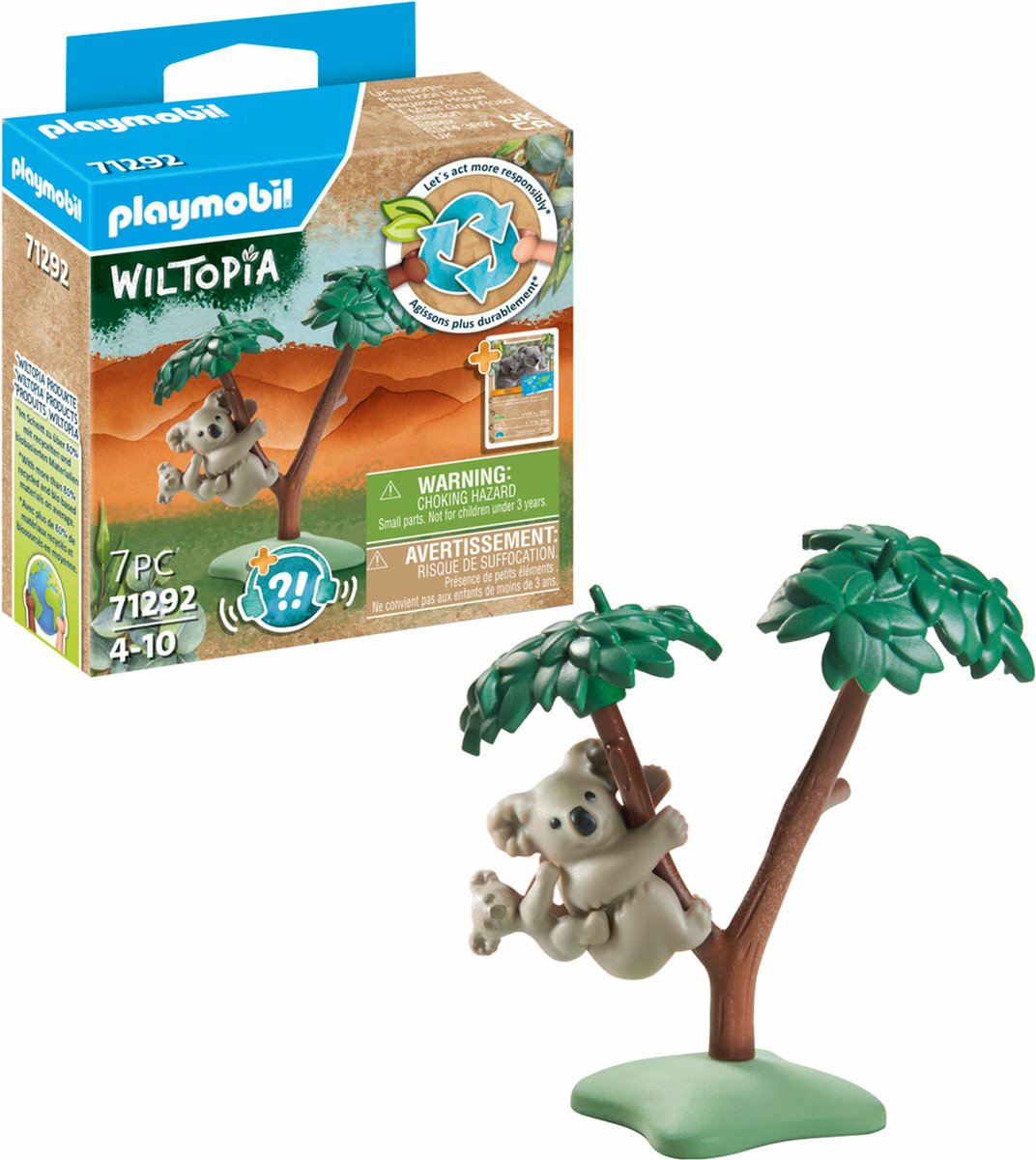 PLAYMOBL Wiltopia Koala met welp - 71292