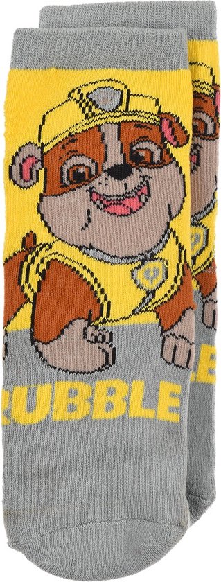 PAW Patrol - chaussettes antidérapantes PAW Patrol - Rubble - taille 31/34