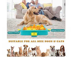 Speelgoed, intelligentie, hondenspeelgoed, puzzel voor honden, interactieve beloningsdispenser, spel, hond, verbetering, IQ intelligentie, spelletjes voor de meeste honden