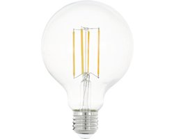 EGLO LED Lamp - E27 - Ø 9,5 cm - Helder - 2700K