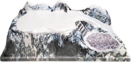 Basis kerstdorp full colour- mont blanc 42x25 cm