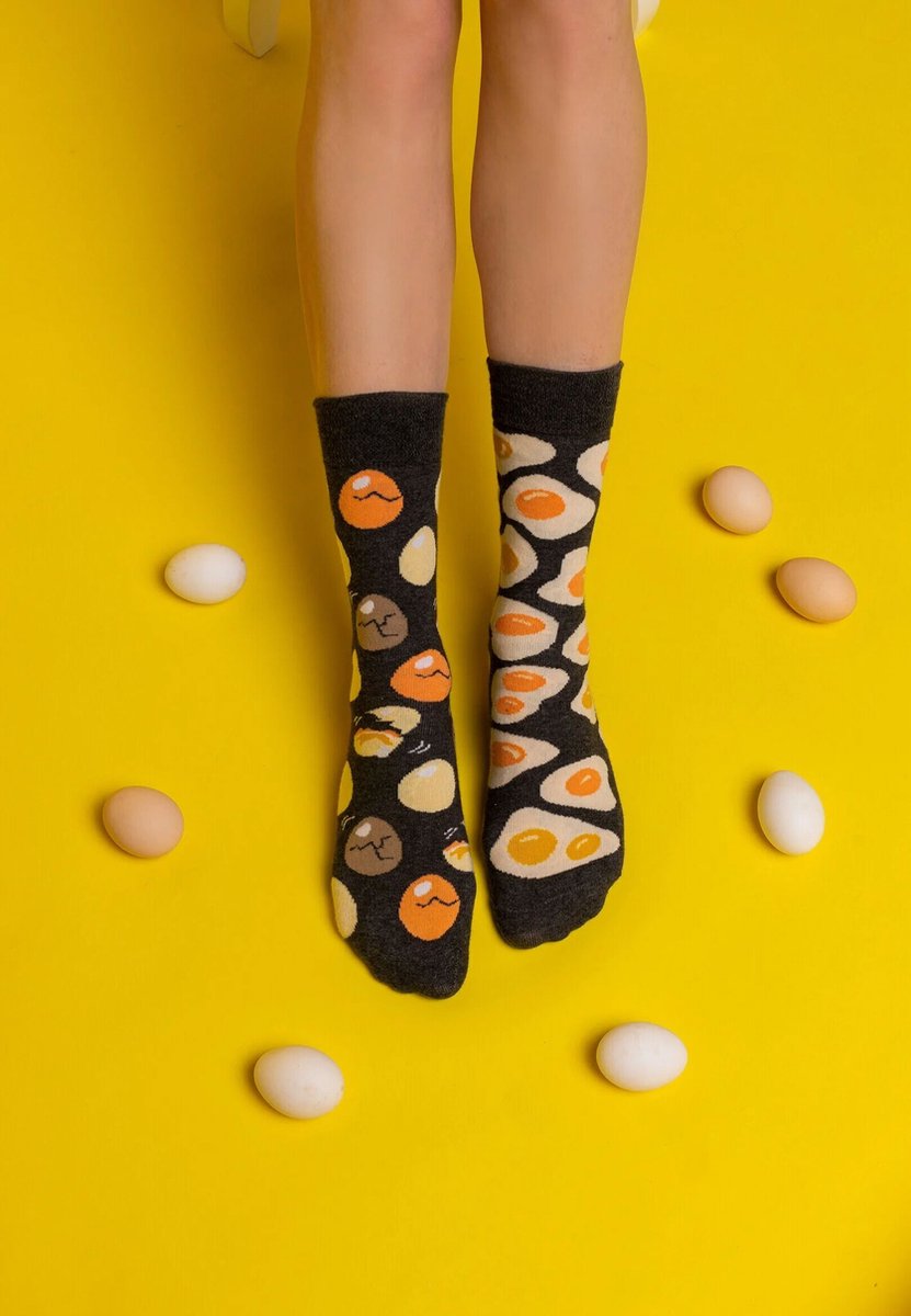 Zooksy mixTURY 2-pack Sokken - Eggs