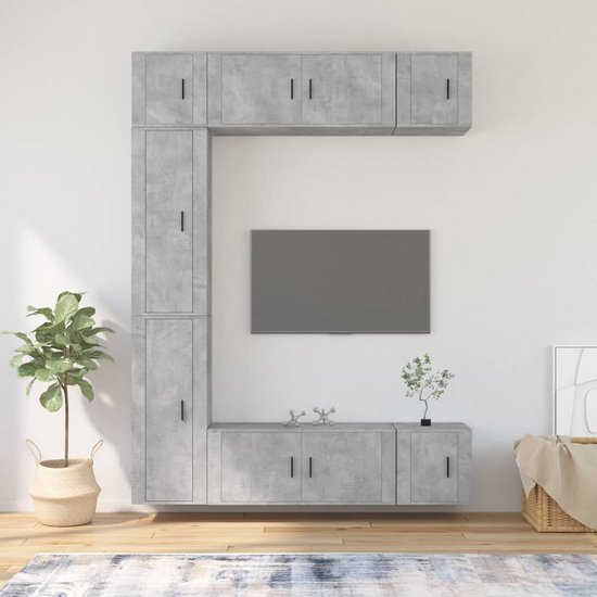 The Living Store Meuble TV - Design Classique - Espace de Rangement  Suffisant -... | bol
