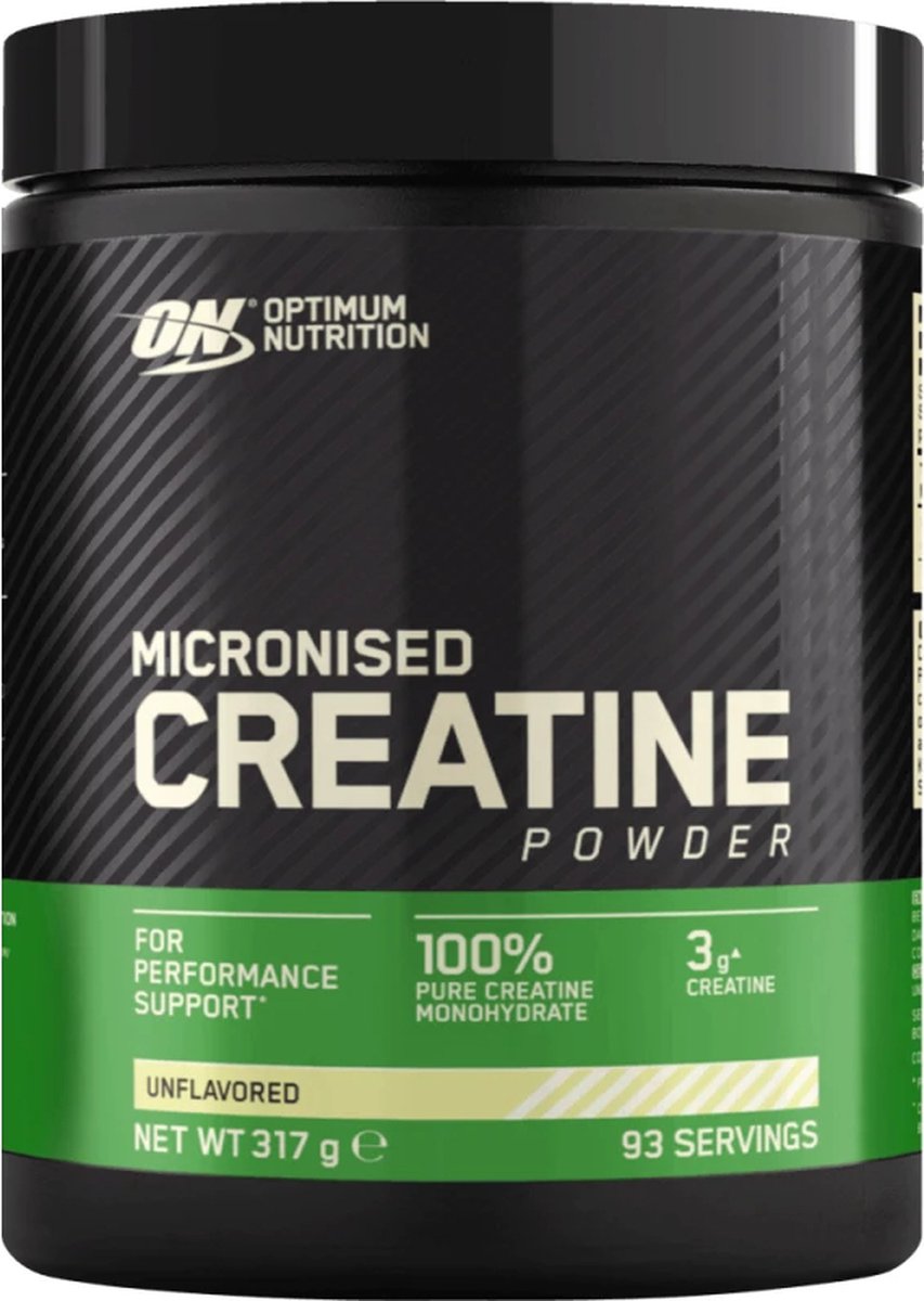 Goedkoopste Optimum Nutrition Micronized Creatine Powder - Creatine Poeder - Creatine Monohydraat - 1 Pot - 317 gram (88 doseringen