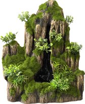 Nobby Akropolis Met Planten - Aquarium Ornament 16x10.5x14.2 Cm