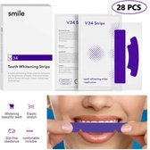 SmileKit - V34 Colour Corrector Strips - Teeth Whitening Strips - Witte Tanden - Tanden Bleken