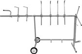 T-Mech Standaard voor Autolak - Professionele Autoverf Stand - Stabiele Stalen Constructie - 180° Rotatie - 300kg Draagvermogen